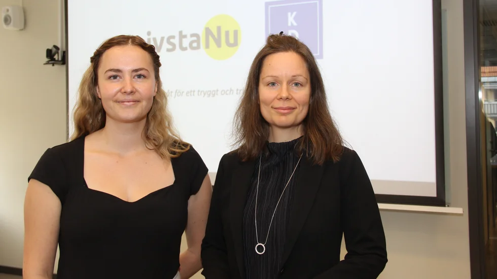 Mimmi Westerlund (KD) och Matilda Hübinette (Knivsta.nu) kommer att styra Knivsta kommun ihop. "Vi vill satsa på stadsbyggnad, minska beroendet av exploateringsintäkter och satsa på kommunens kärnuppgifter", säger Matilda Hübinette.