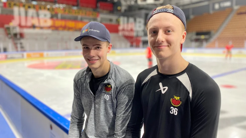 Isak Holmström och Fabian Ledin.