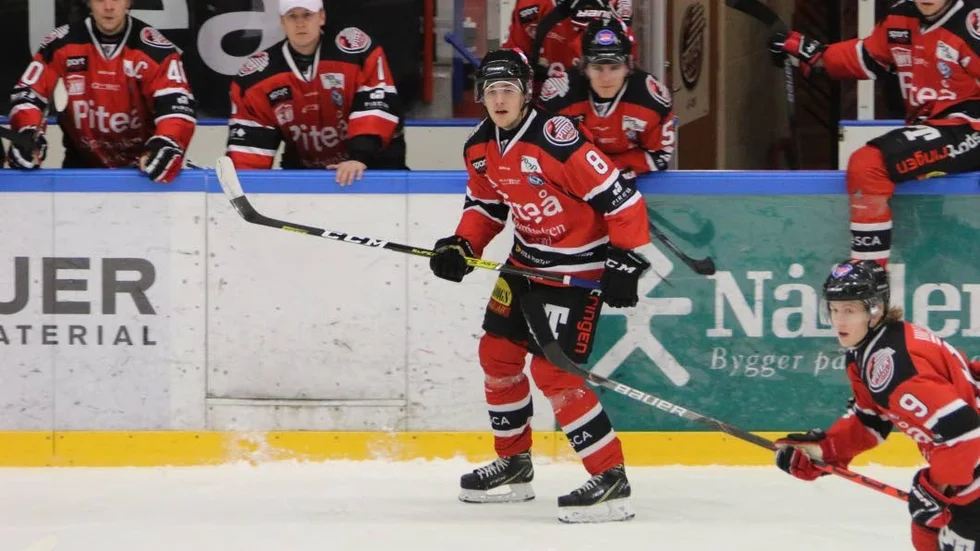 Hannes Lindström, backlånet från Skellefteå, gjorde en bra insats i derbyt mot Boden.
