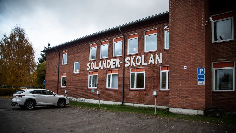 Solanderskolan i Öjebyn är en av skolorna som fått besök av Arbetsmiljöverket.