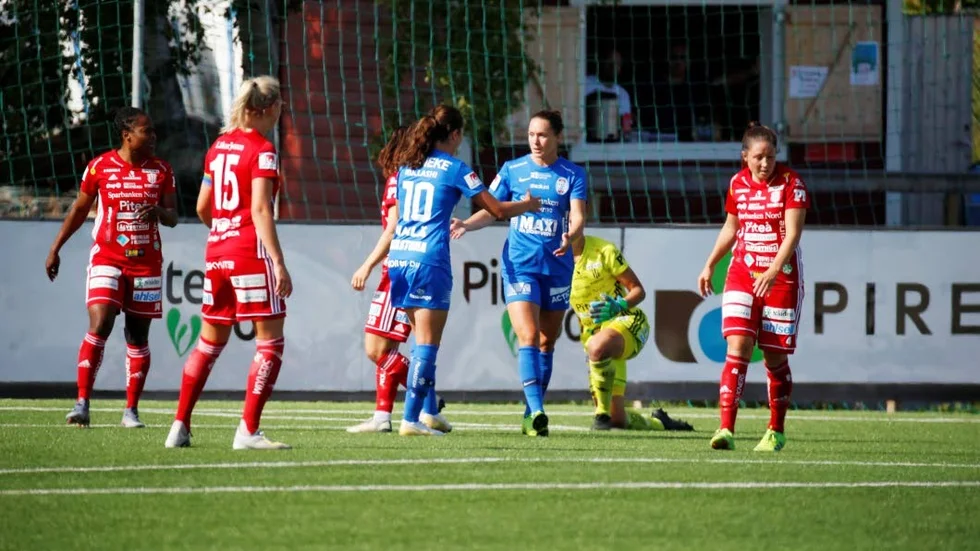 Felicia Rogic gjorde 1–0-målet på sin tidigare klubb Piteå, men Eskilstuna fick inte vinna den här gången heller. Julia Karlernäs kvitterade på stopptid för Piteå..