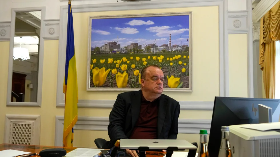 Ukrainas statliga energibolag Energoatoms chef Petro Kotin. Arkivbild.