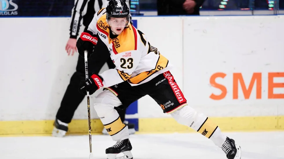 Jesper Sellgren kommer att försöka slå sig in i Carolina Hurricanes i höst. Luleå Hockey hoppas att NHL-klubben lånar ut honom. (Arkivbild)