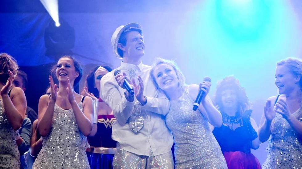 Christian Melin Jonsson och Frida Norén segrade i årets Smask med låten "På spåret" som Olle Sundström arrangerat.