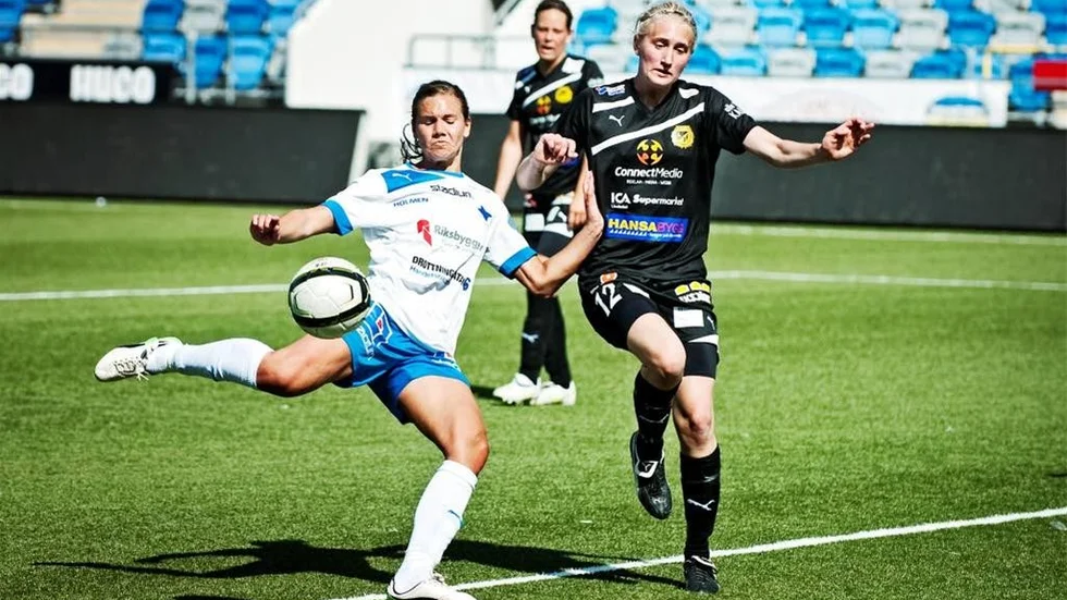 Emma Lennartsson har gjort sitt första allsvenska mål.