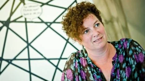 Erika Tubbin medger att det varit kämpigt att driva butik under de ständiga renoveringarna på Hospitalsgatan, men ser positivt på framtiden.