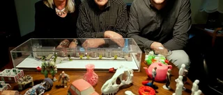 Dold egyptisk amulett skannad och printad