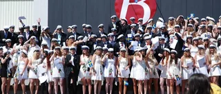 Lyckliga studenter firades