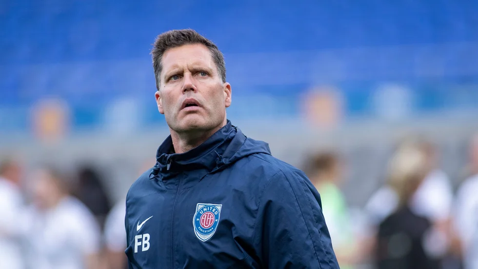  Fredrik Bernhardsson under tiden i Eskilstuna United.