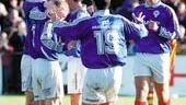 Henric Karlsson smällde in tre mål mot Syrianska och gjorde gjorde därmed fem av de sex ÅFF-målen i kvalet.
FOTO: NICLAS SANDBERG