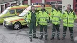 En förändring för personalen sedan Ulfab tog över verksamheten är att de numera är klädda i gröna arbetskläder.
FOTO: TITTI OLOVSSON