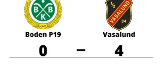 Boden P19 föll hemma mot Vasalund