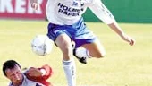 Patrik Jönsson är sugen  på att spela fotboll igen. Meningen var att han skulle gjort comeback i veckan men av olika anledningar blev det inte så.
FOTO: ROBERT SVENSSON