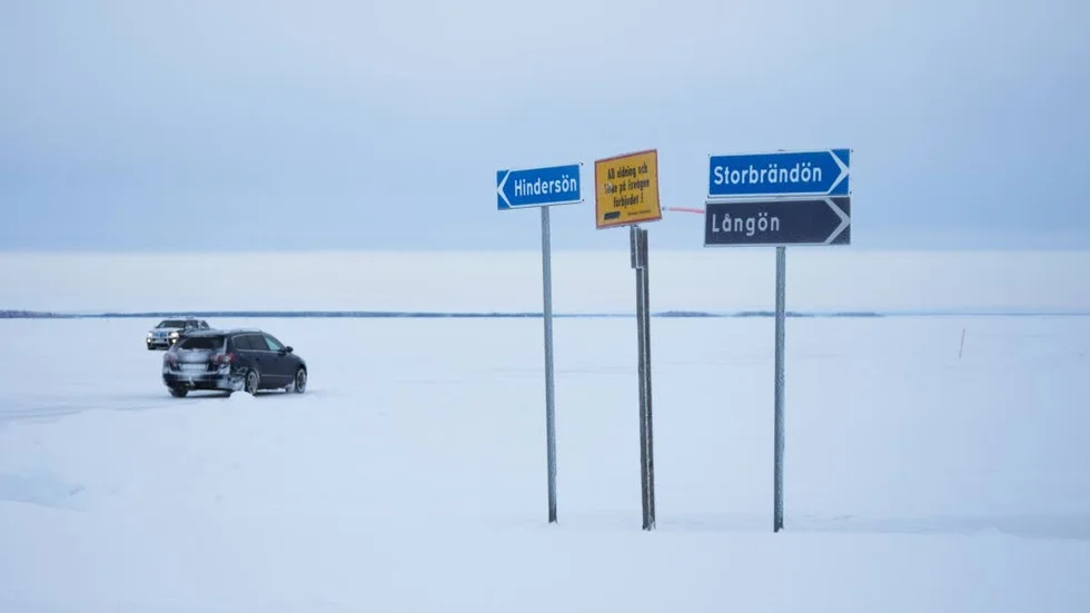 Isvägen till Hindersön står utan entreprenör i dag.
