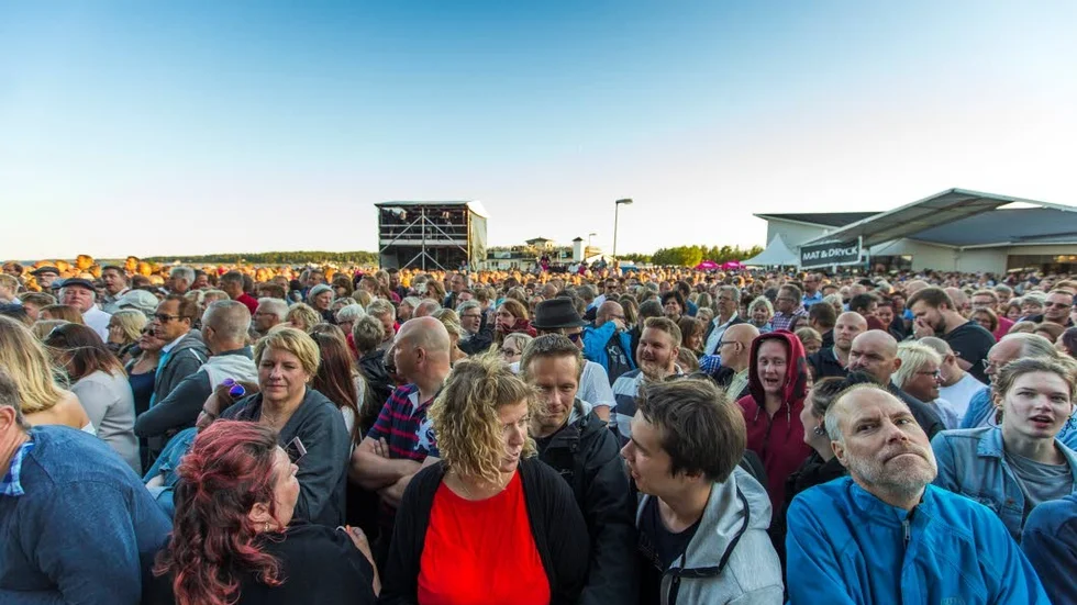 Pite Havsbad lockade närmare 8  000 personer då Per Gessle stod på scenen.