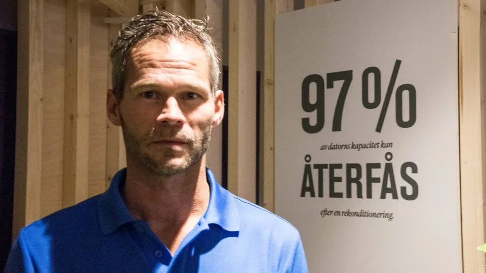 Michael Strömbäck, platschef på Atea i Luleå.