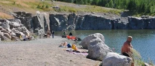 Trollsjön svalkar i sommarvärmen