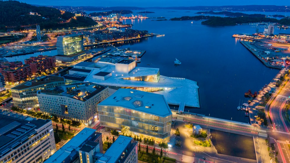 En vy över Oslo som nyligen besöktes av den hängiven nordisten som författat denna söndags kulturartikel.