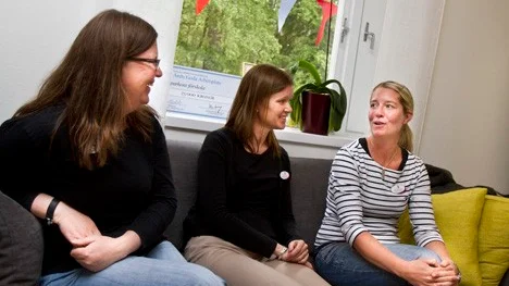 Agneta Strandqvist, Åsa Chirinos och Jennifer Lundell.