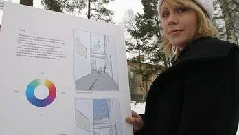 Konstnären Jenny Nolstam ska sätta en konstnärlig prägel på Olandsskolan i Alunda.