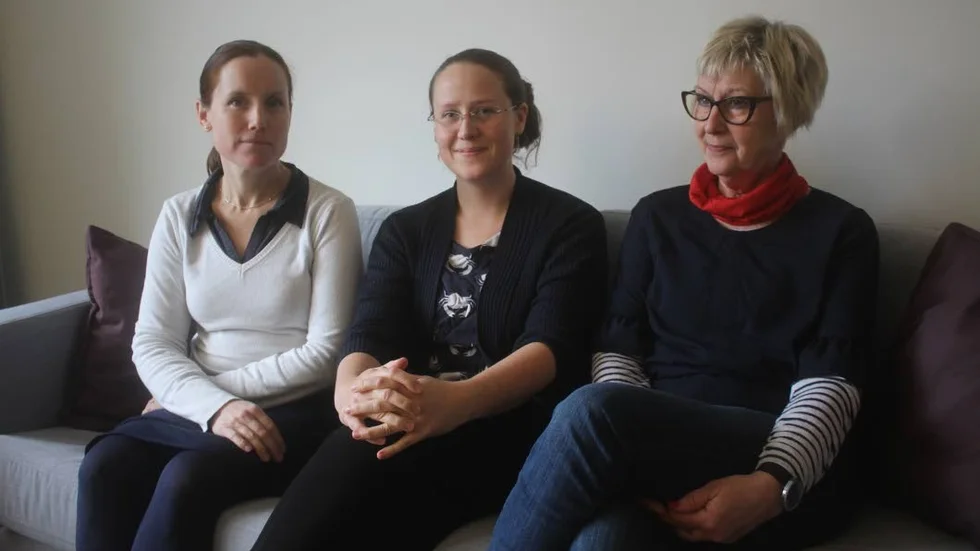 Ökat tryck. På kvinnojouren Enköping märker Åsa Tinnerholm, Josefin Kjellberg och Lena Skoog av ett ökat tryck efter jul och nyår.