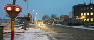 Problem med järnvägsbommar i Uppsala