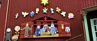 Krubban växte fram på kyrkväggen