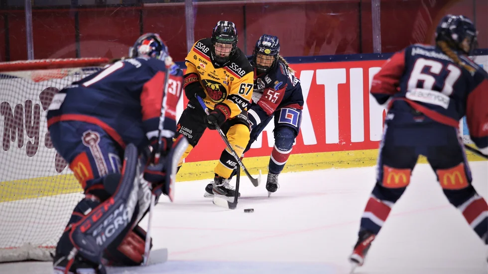 Tuff kamp i Saab Arena. 