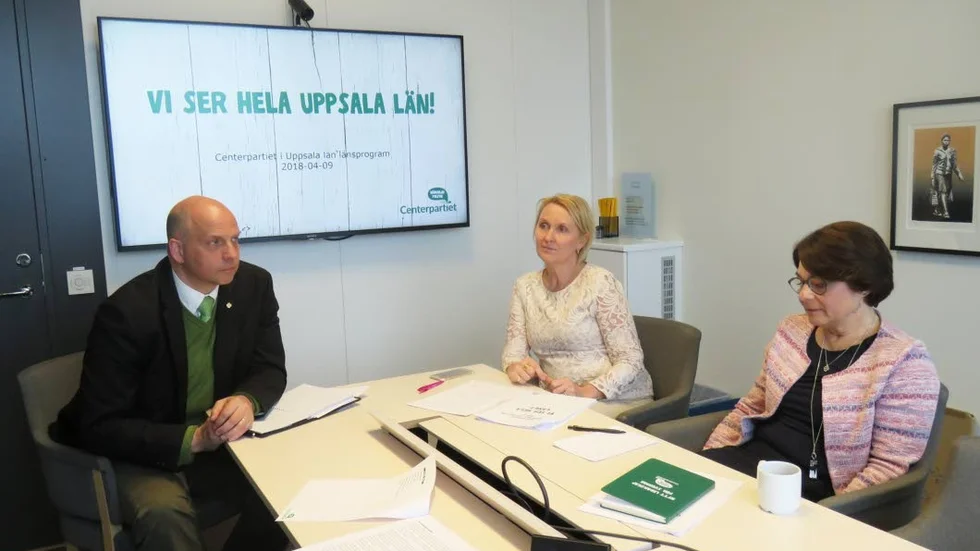 Johan Örjes, Anne Lennartsson och Solveig Zander är nöjda med länsprogrammet.