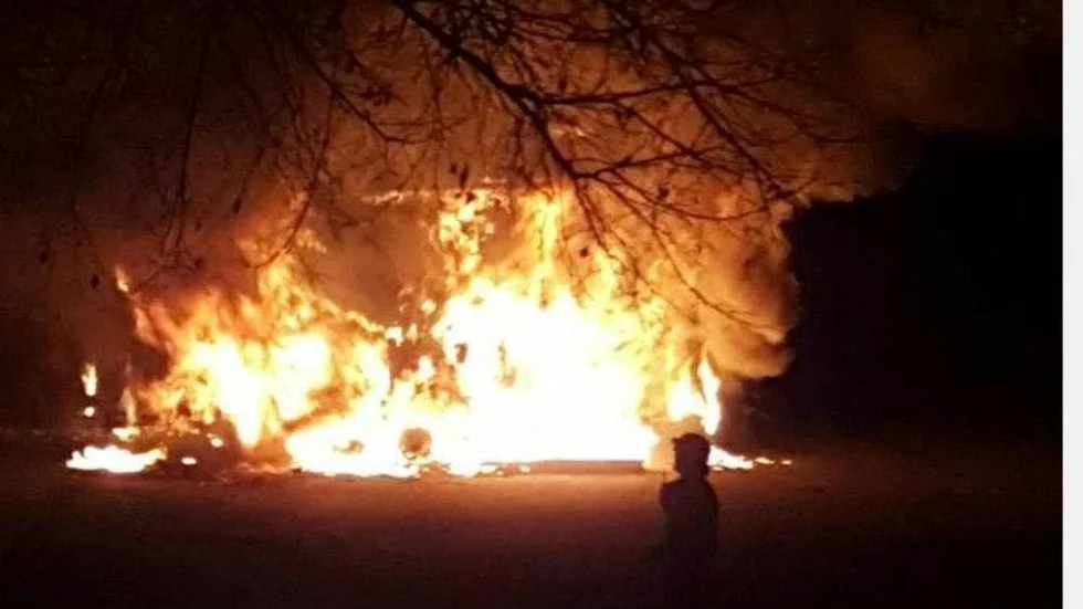 Fyra anlagda bränder släcktes i Tierp natten mot onsdagen.