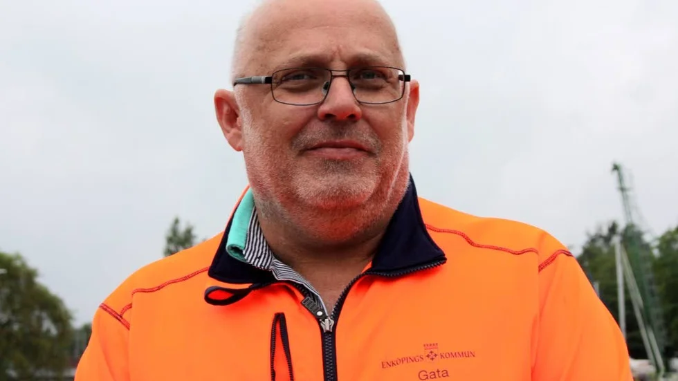 Ansvarig. Jan Widén är en av de ansvariga på kommunen för snörjningen.
