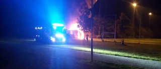 Förskoleavdelningar stängda efter brandattentat