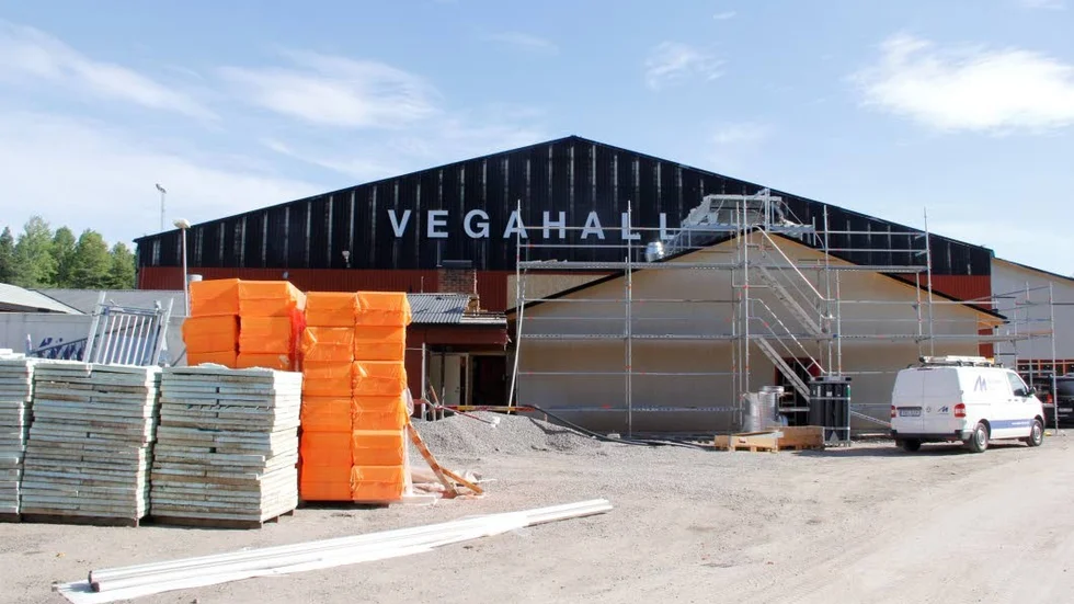Vegahallen har det senaste året renoverats, både invändigt som utvändigt.