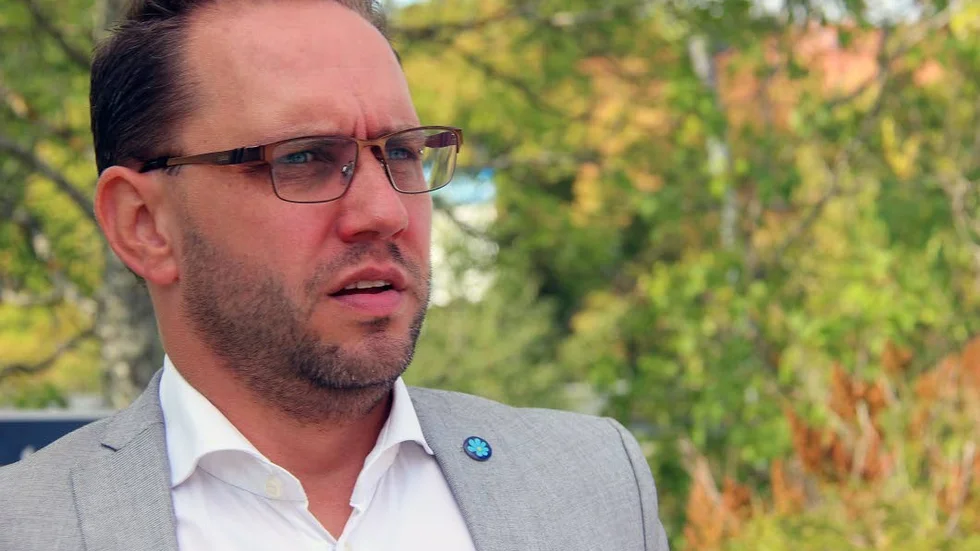 Michael Rubbestad gläds åt SD-framgången.