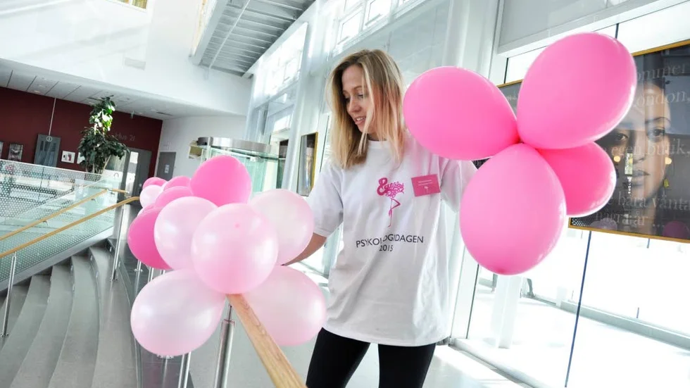 Céline Saindrenan, en av projektledarna för Psykologidagen på Blåsenhus.