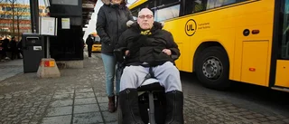 Han nekades åka med bussen