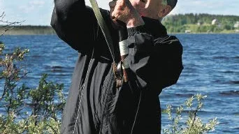 Göte Hannu kan snart trycka av startskottet för arbetet med fisketurism i Jänkisjärvi.