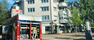 Brand i frisörsalong