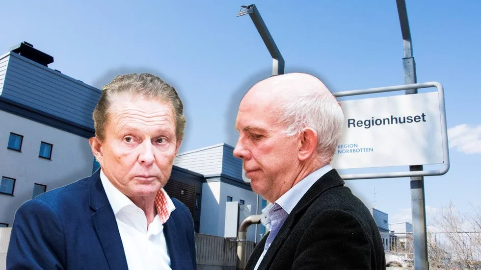 Kenneth Backgård och den nya ledningen i Region Norrbotten har under första året varken  visat viljeriktning eller handlingskraft med sin politik, menar Anders Öberg (till höger).
