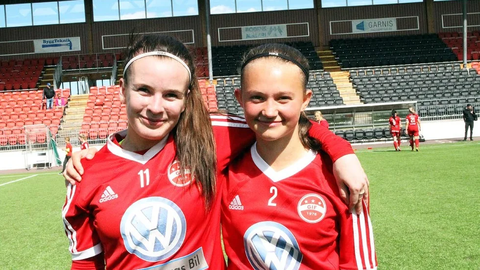 De fixade skrällen i tvåan. Målskyttarna Emma Andersson och Ella Stenman såg till att Gammelgården spräckte Trångfors-Bodens förlustnolla.