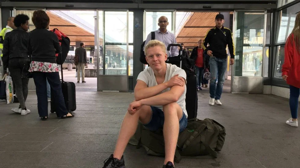 Martin Ström, resande mot Hudiksvall. Skulle åkt 15.00 men kommer inte iväg på grund av stoppet.