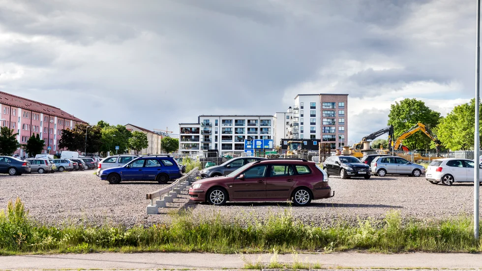Mellan Sala backe och Årsta växer en hel stadsdel fram.