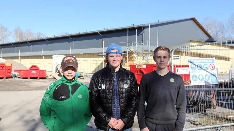 Höga mål. Edvin Wiklund, Lukas Nordlander och Lukas Andersson börjar hockeygymnasiet till hösten. Ett avstamp till NHL, möjligtvis?