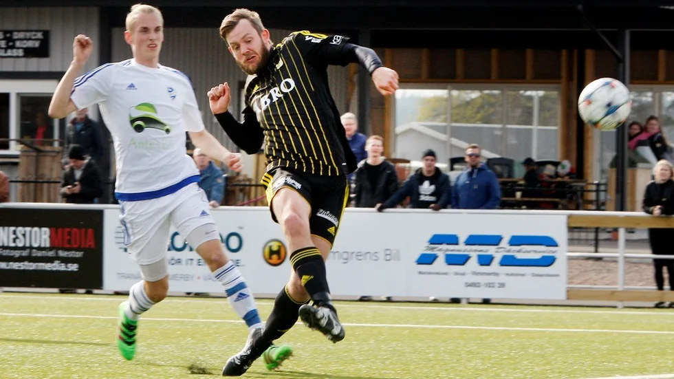 Rickard Thuresson var nära att kvittera flera gånger om mot Motala.