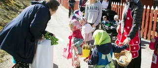 Treåriga Wilma påskade för 104-åriga Gunhild