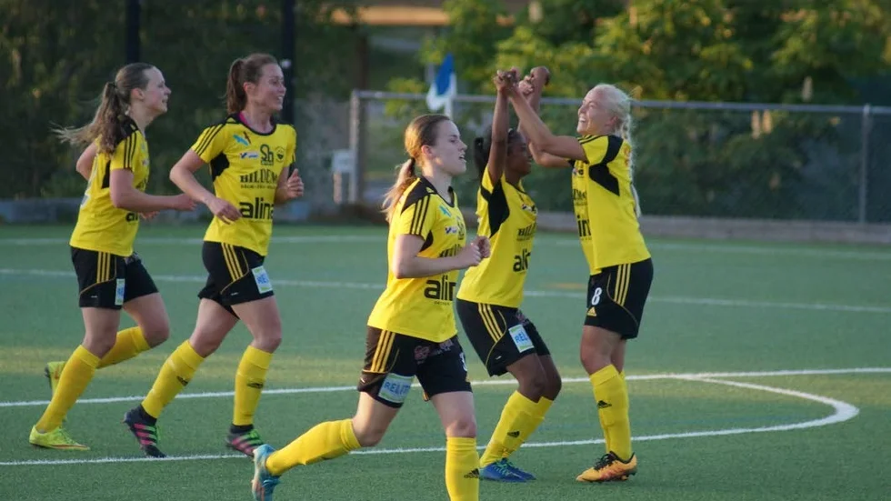 Sara El-Obeid har avgjort cupmatcher tidigare, här mot Älvsjö för några år sedan.