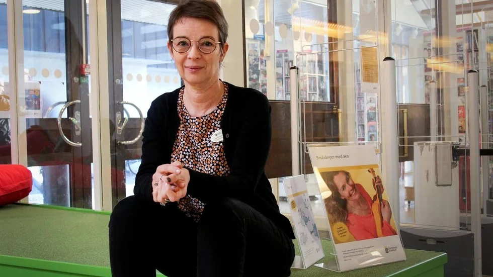 Nina Halden Rönnlund, verksamhetschef för kultur konst och bibliotek vid Enköpings kommun, är glad för miljonbidraget från Statens Kulturråd.