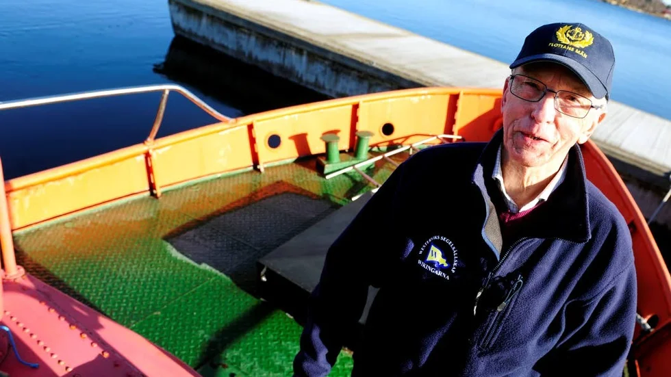 Entusiast. Tony Wärdig är aktiv inom Flottans män och har en lång bakgrund inom Sjövärnet.