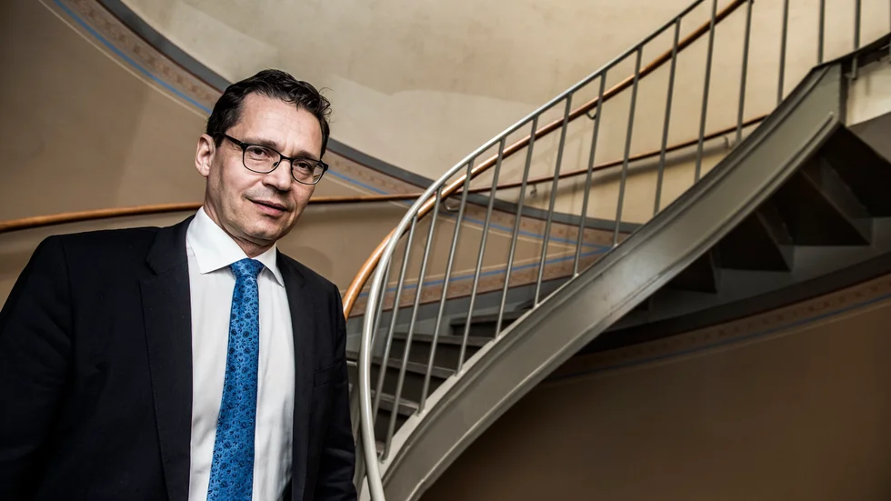 Hans Lindberg, vd för Svenska Bankföreningen, ser den så kallade bankskatten som olaglig. Arkivbild