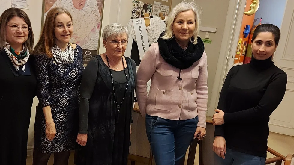 Föreningarnas representanter under det gemensamma firandet.